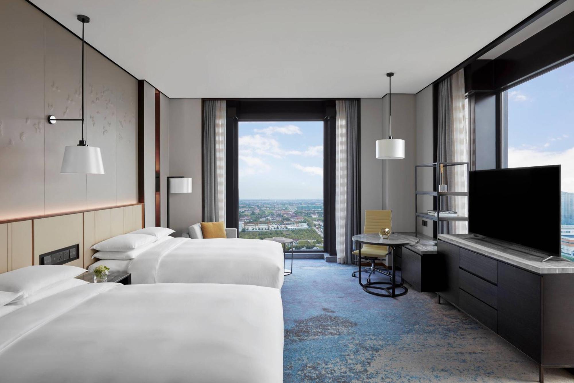 Shanghai Marriott Hotel Pudong South Nanhui المظهر الخارجي الصورة