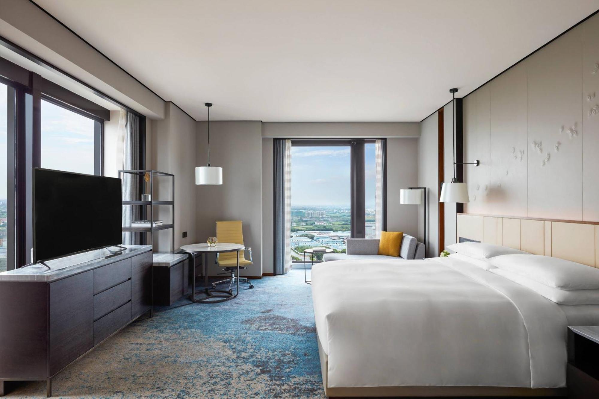 Shanghai Marriott Hotel Pudong South Nanhui المظهر الخارجي الصورة